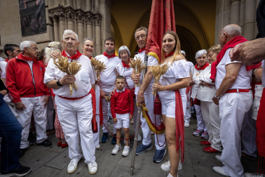 Foto de la procesión de San Fermín 2025./