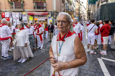 Foto de la procesión de San Fermín 2025./