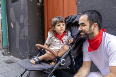 Foto de la procesión de San Fermín 2025./