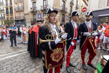 Foto de la procesión de San Fermín 2025./