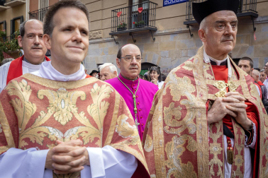 Foto de la procesión de San Fermín 2025./