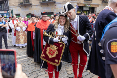 Foto de la procesión de San Fermín 2025./