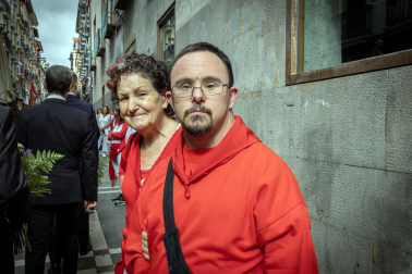 Foto de la procesión de San Fermín 2025./