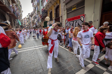 Foto de la procesión de San Fermín 2025./
