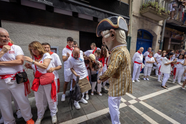 Foto de la procesión de San Fermín 2025./