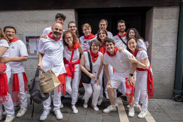 Foto de la procesión de San Fermín 2025./