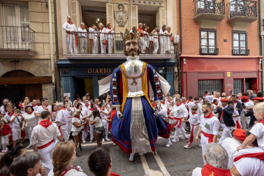 Foto de la procesión de San Fermín 2025./