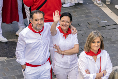 Foto de la procesión de San Fermín 2025./