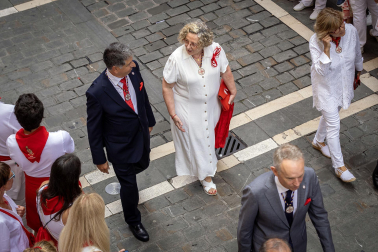 Foto de la procesión de San Fermín 2025./