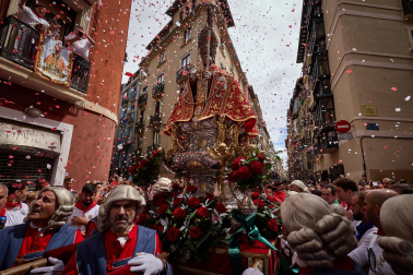 Foto de la procesión de San Fermín 2025./
