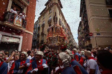 Foto de la procesión de San Fermín 2025./