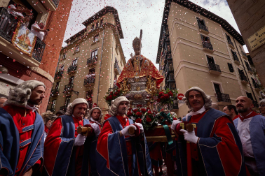Foto de la procesión de San Fermín 2025./
