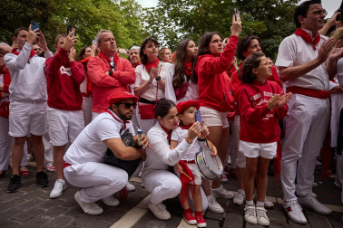 Foto de la procesión de San Fermín 2025./