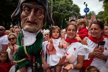 Foto de la procesión de San Fermín 2025./