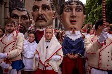 Foto de la procesión de San Fermín 2025./