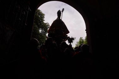 Foto de la procesión de San Fermín 2025./