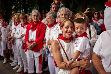 Foto de la procesión de San Fermín 2025./