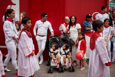 Foto de la procesión de San Fermín 2025./
