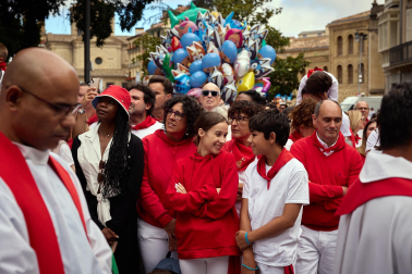 Foto de la procesión de San Fermín 2025./