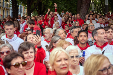 Foto de la procesión de San Fermín 2025./