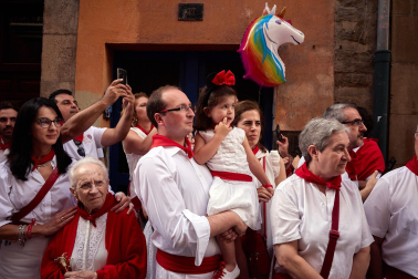 Foto de la procesión de San Fermín 2025./