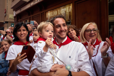Foto de la procesión de San Fermín 2025./