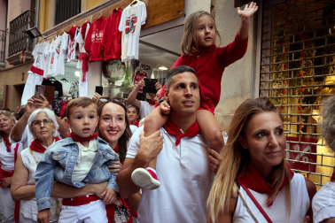 Foto de la procesión de San Fermín 2025./