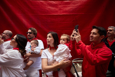 Foto de la procesión de San Fermín 2025./