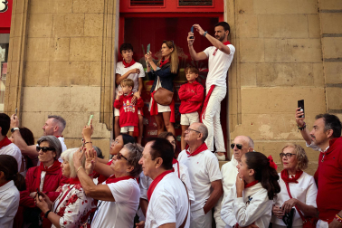 Foto de la procesión de San Fermín 2025./