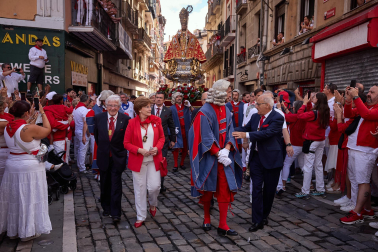 Foto de la procesión de San Fermín 2025./