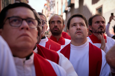 Foto de la procesión de San Fermín 2025./