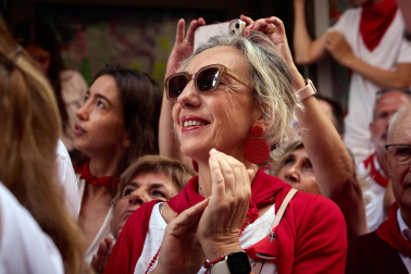 Foto de la procesión de San Fermín 2025./