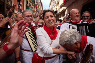 Foto de la procesión de San Fermín 2025./