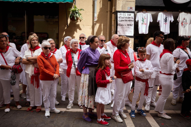 Foto de la procesión de San Fermín 2025./