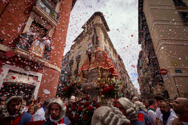 Foto de la procesión de San Fermín 2025./