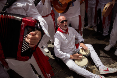 Foto de la procesión de San Fermín 2025./