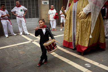 Foto de la procesión de San Fermín 2025./