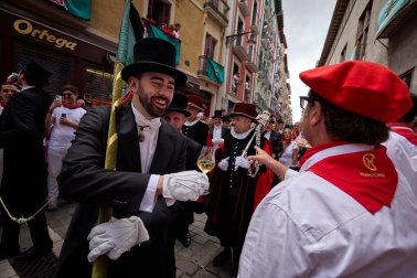 Foto de la procesión de San Fermín 2025./