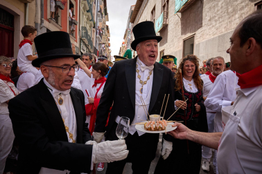 Foto de la procesión de San Fermín 2025./