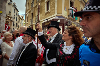 Foto de la procesión de San Fermín 2025./