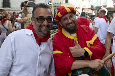 Fotos de la salida de la Comparsa de Gigantes y Cabezudos este 7 de julio