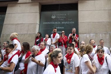 Fotos de la salida de la Comparsa de Gigantes y Cabezudos este 7 de julio