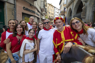 Fotos de la salida de la Comparsa de Gigantes y Cabezudos este 7 de julio