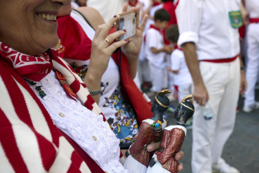 Fotos de la salida de la Comparsa de Gigantes y Cabezudos este 7 de julio