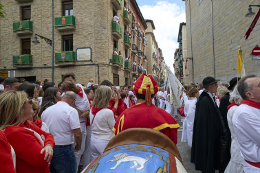 Fotos de la salida de la Comparsa de Gigantes y Cabezudos este 7 de julio