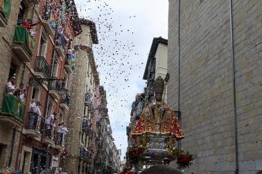 Fotos de la salida de la Comparsa de Gigantes y Cabezudos este 7 de julio