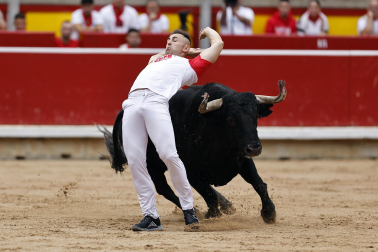 Fotos del Concurso de recortadores de San Fermín 2025 celebrado este sábado, 12 de julio