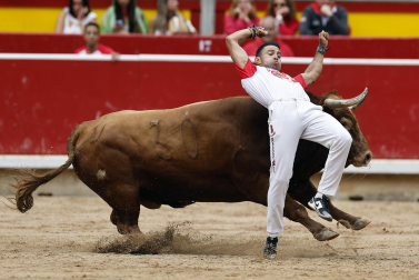 Fotos del Concurso de recortadores de San Fermín 2025 celebrado este sábado, 12 de julio