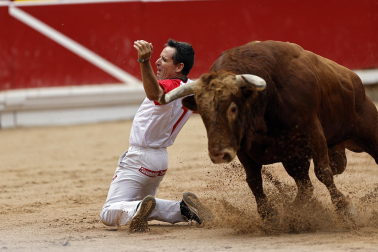 Fotos del Concurso de recortadores de San Fermín 2025 celebrado este sábado, 12 de julio