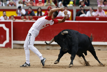 Fotos del Concurso de recortadores de San Fermín 2025 celebrado este sábado, 12 de julio